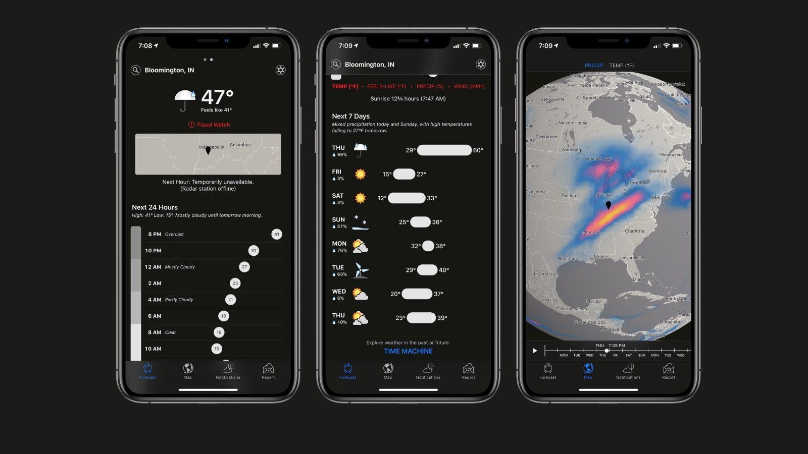 Apple bought the Dark Sky weather app leaving Android users in Dark 